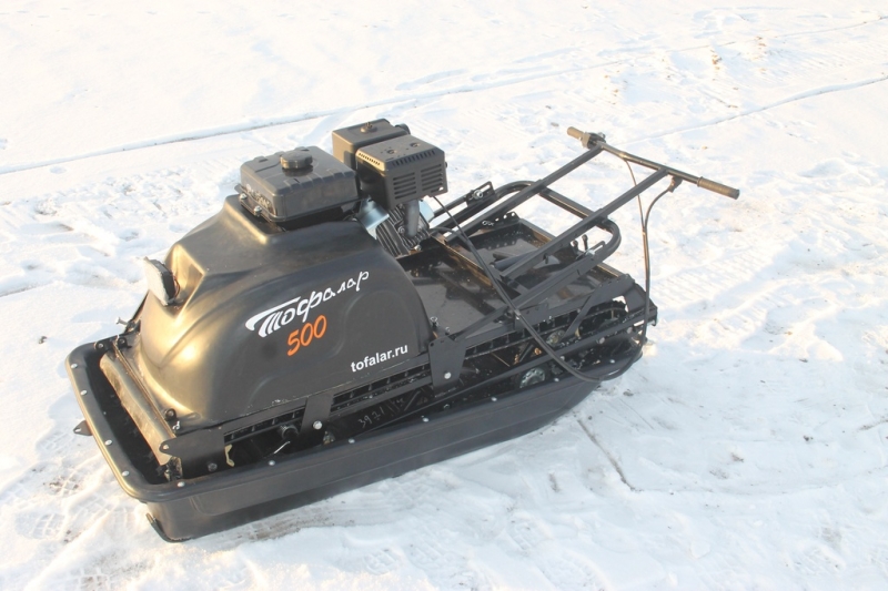 Мотобуксировщик Тофалар 500 с модулем Тягач, 20 л.с., реверс, эл. запуск, подогрев